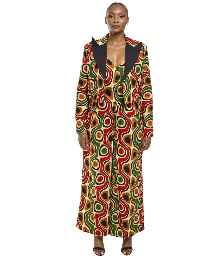 Vienna crop blazer suit